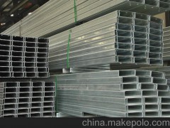 天门钢构厂房镀锌C型钢规格表：13706355310
